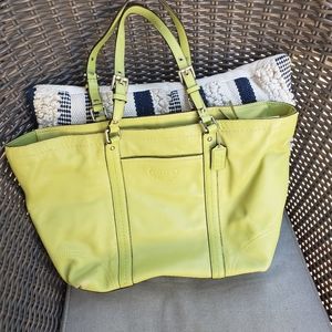 Coach Lime Green Bag